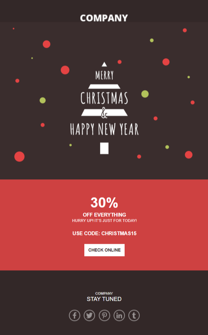 22 Free Christmas Email Templates For 2023