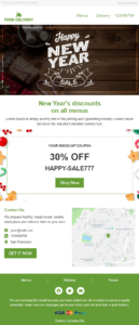 New Year email template by Stripo