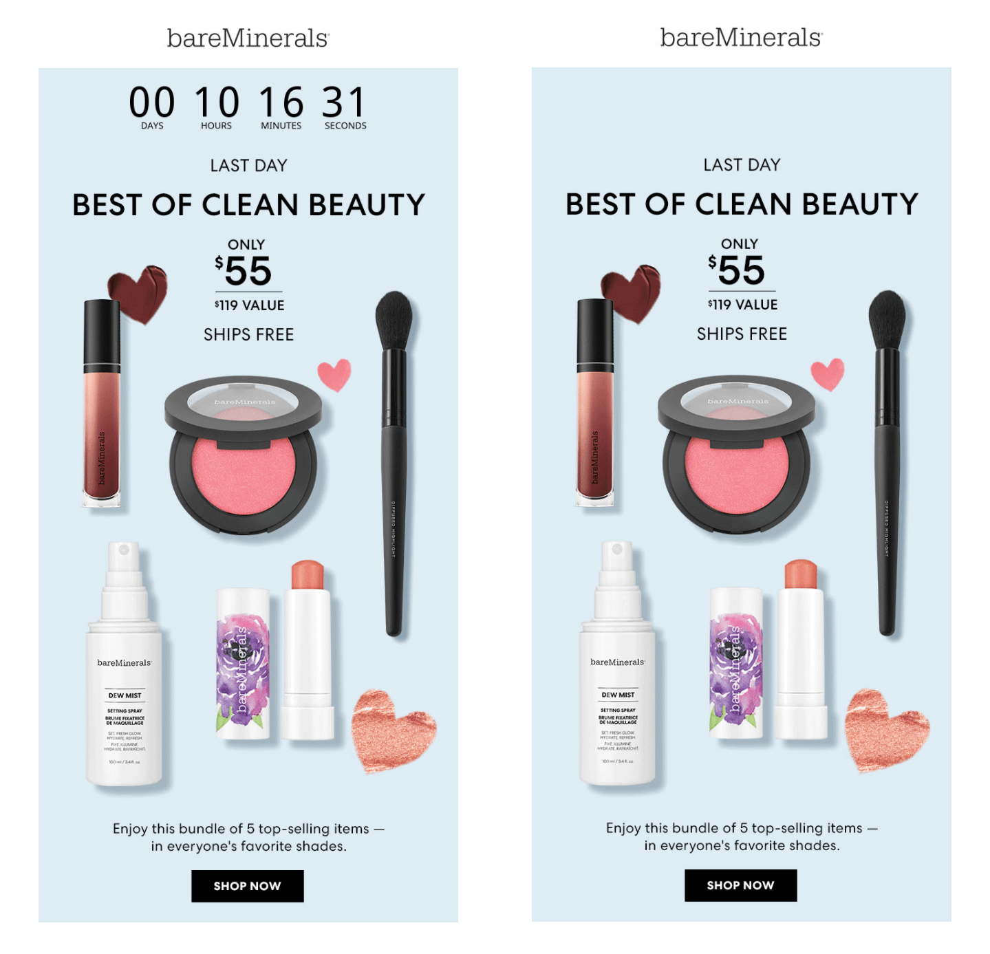 https://moosend.com/wp-content/uploads/2017/10/Bareminerals-email-campaign-example-with-timer.png