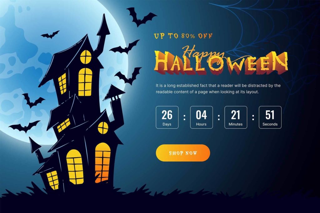 Halloween websites on sale