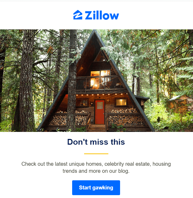 Zillow real estate drip marketing campaign