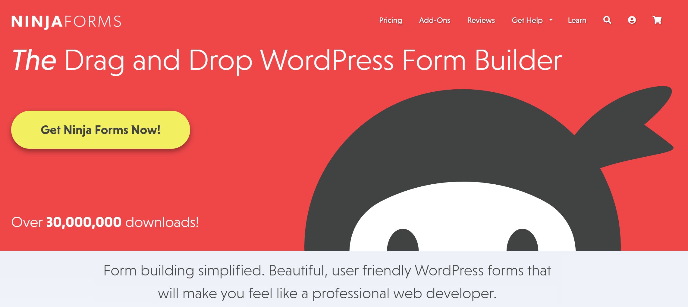 Ninja Froms drag-and-drop form builder