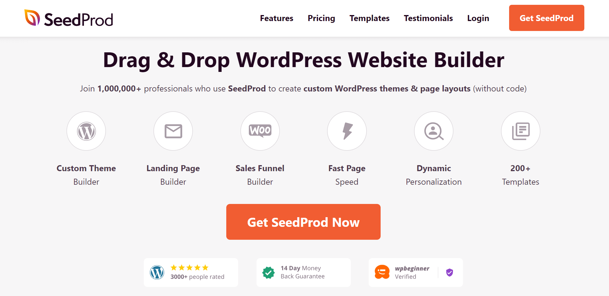 Seedprod wordpress website builder plugin