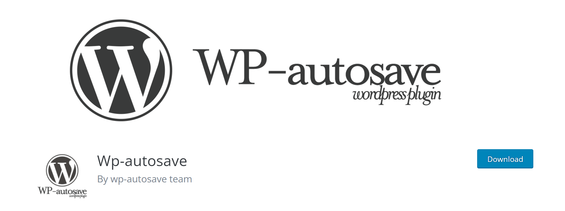 WP Auto-save plugin for WordPress