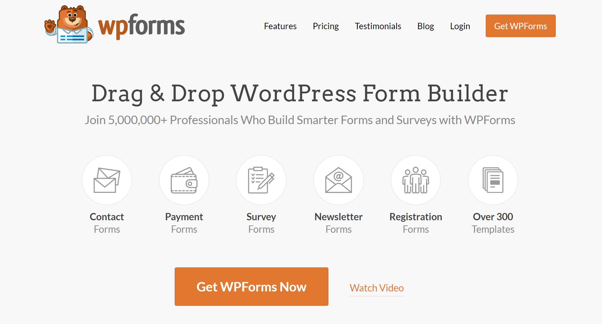 WPForms form builder plugin