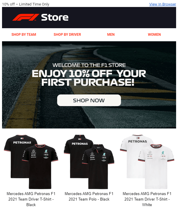 F1 Store new customers segment