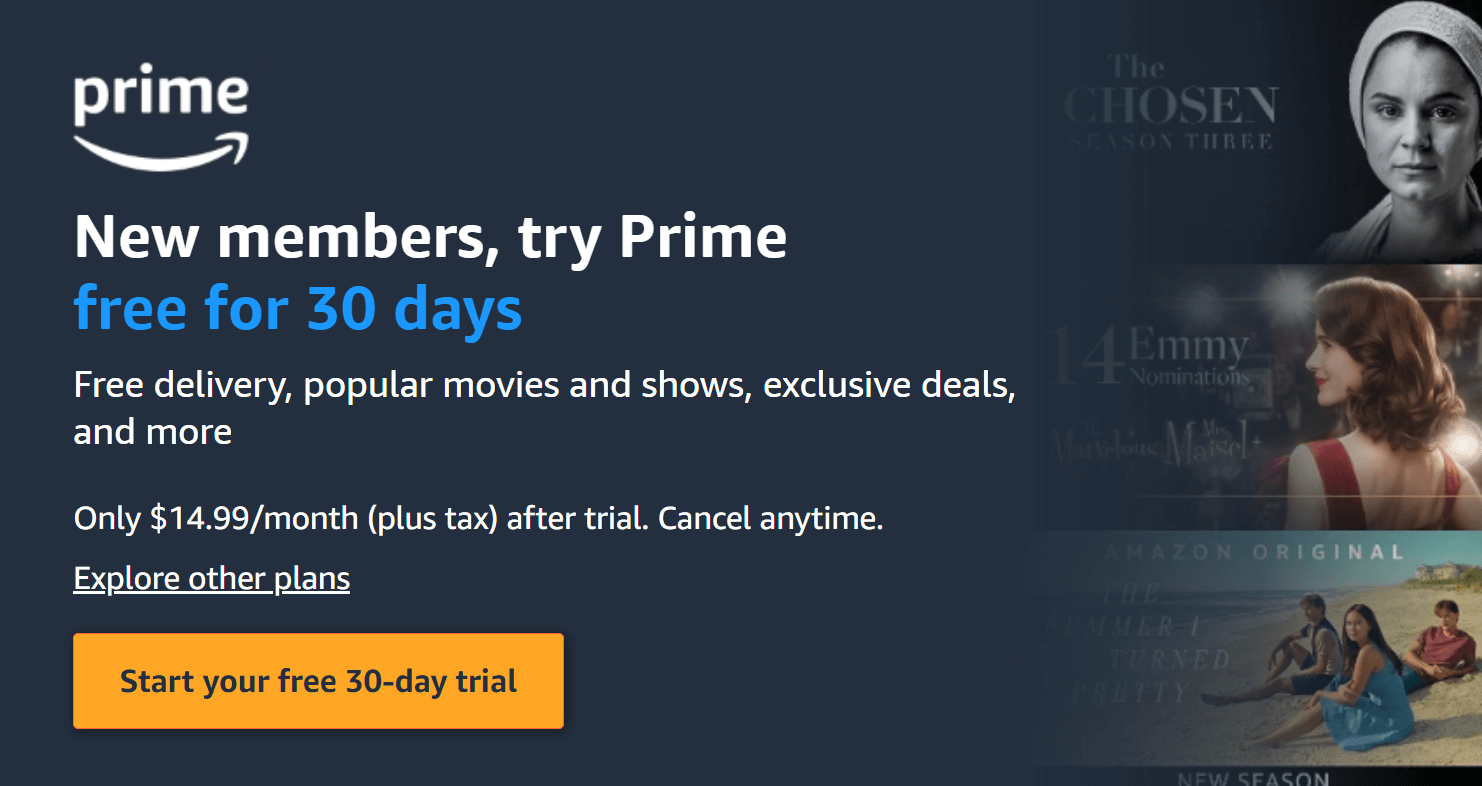 amazon prime membership program