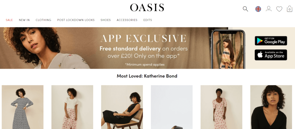 Oasis ecommerce omnichannel example