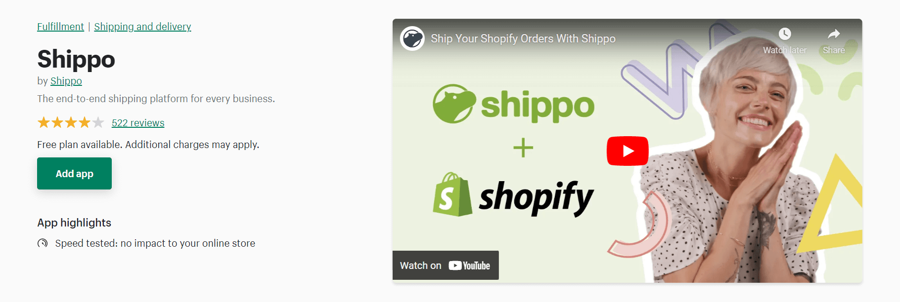 Shippo shopify app for shipping