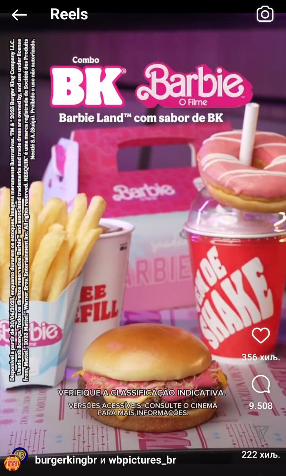 barbie and burger king collab