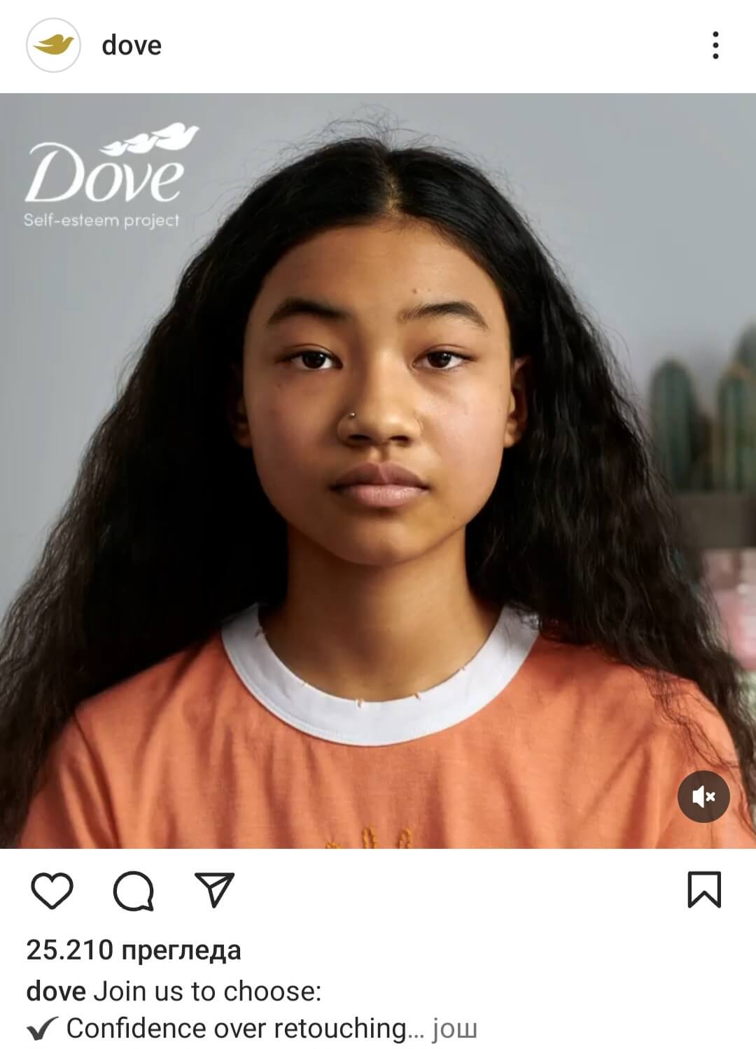 Dove real beauty Instagram