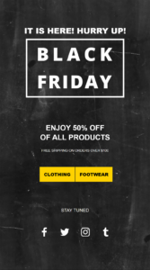 Black Friday email template