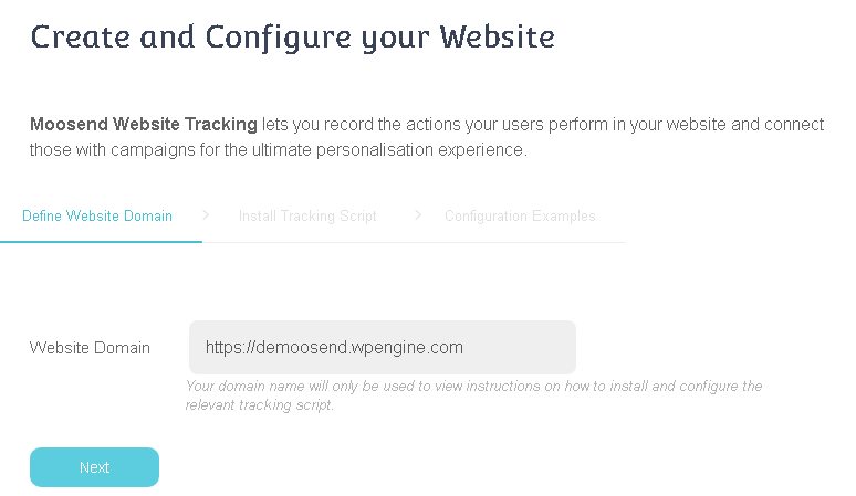 track website interactions