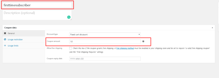 how to create a woocommerce coupon