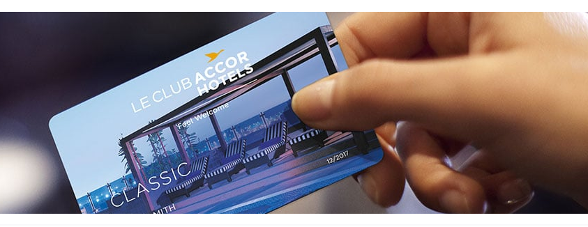 the accor hotels loyalty program membership card