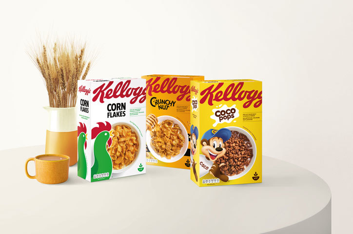 Kellogg's new packages