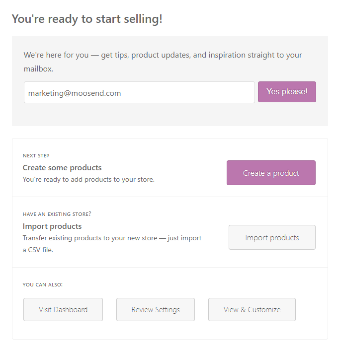 how to setup a woocommerce store