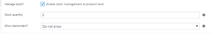 woocommerce enable backorders