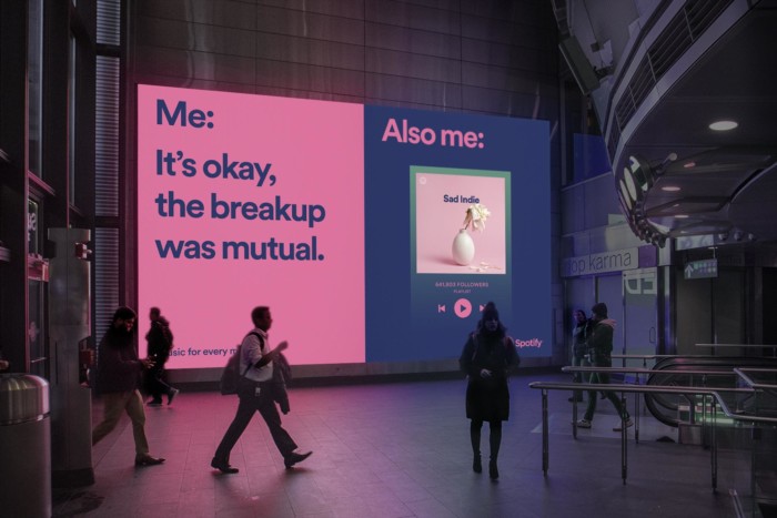 Spotify's new marketing campaign based on memes