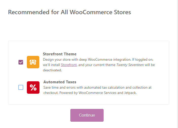 woocommerce recommendations