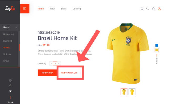 landing page best practices wishlist
