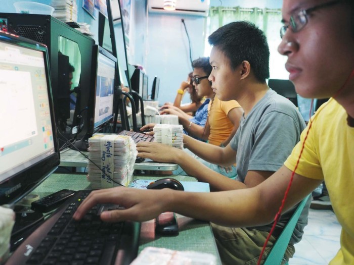 inside a click farm