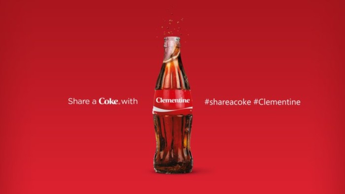 Coca Cola brand marketing campaign