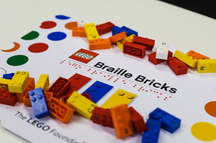 The Braille lego bricks