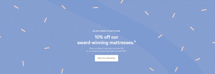 landing page trends casper example