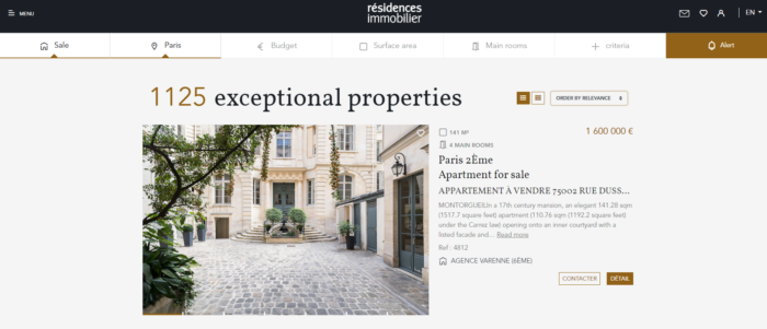 real estate landing page headline example