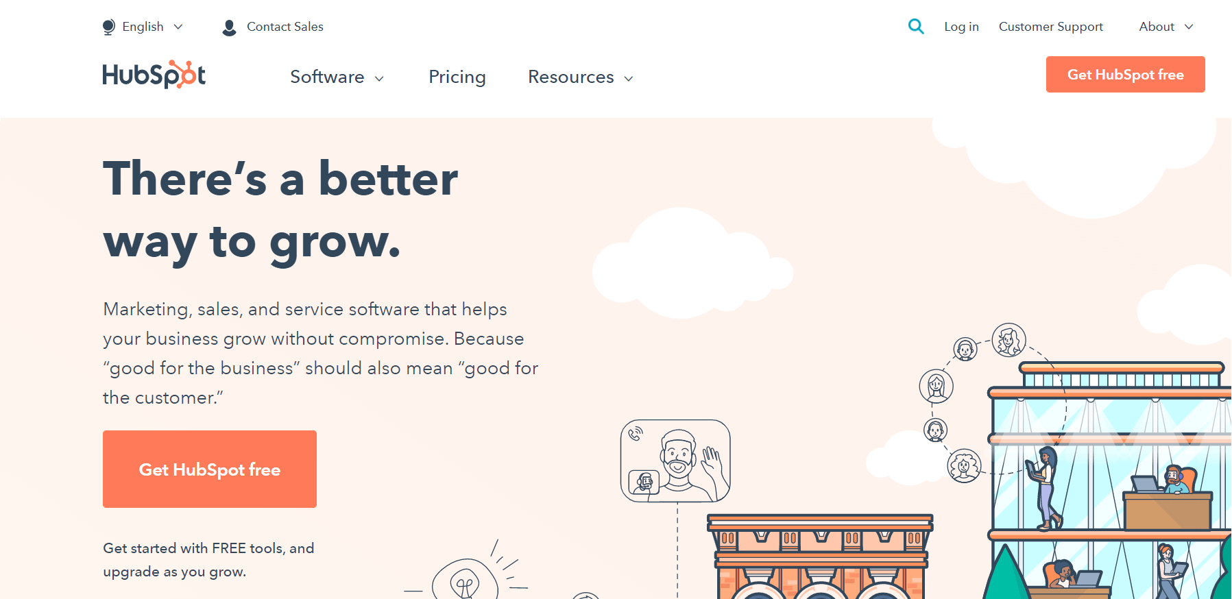 free email platform Hubspot