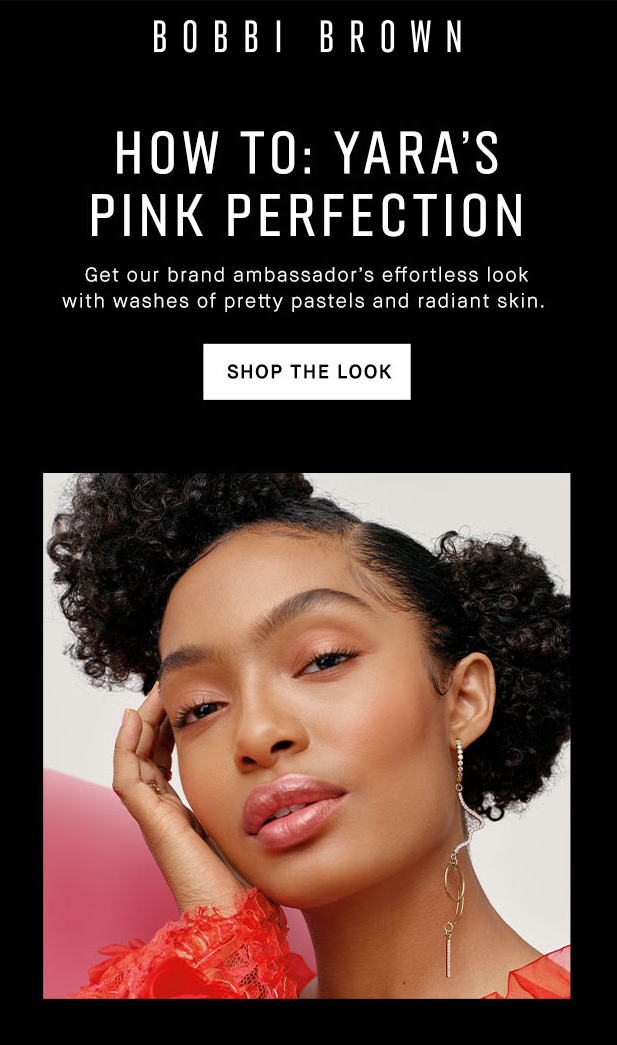 bobbi brown brand ambassador newsletter idea