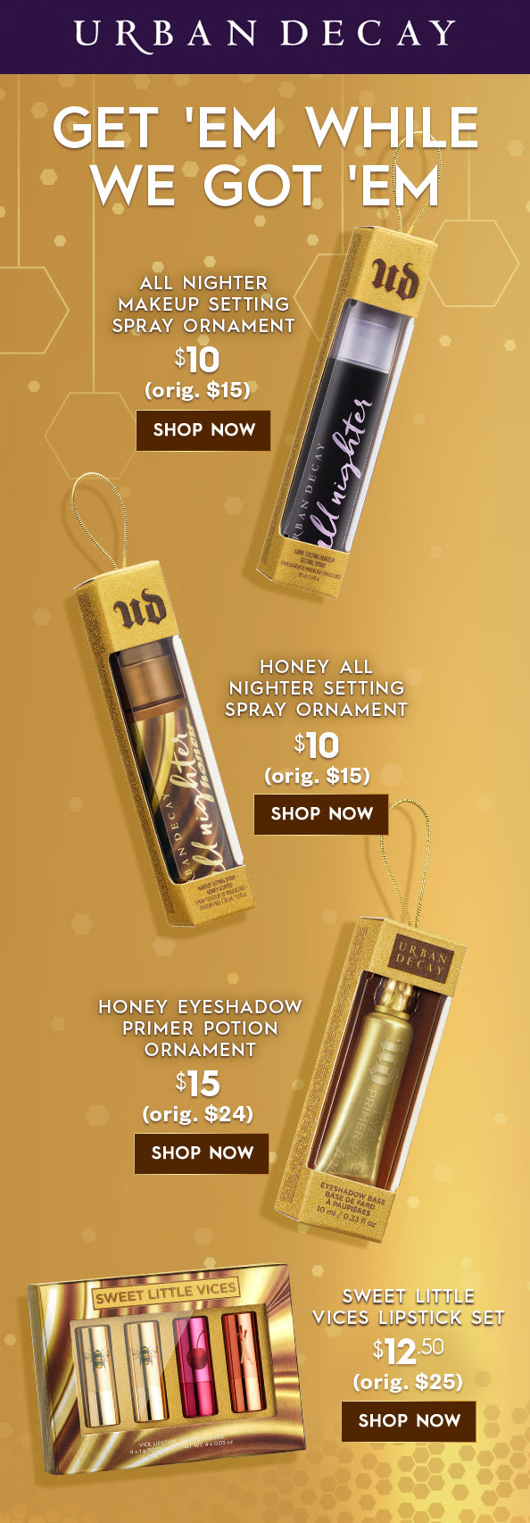 urban decay get them while they last newsletter