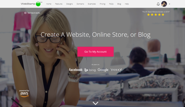 Webstarts free website builders