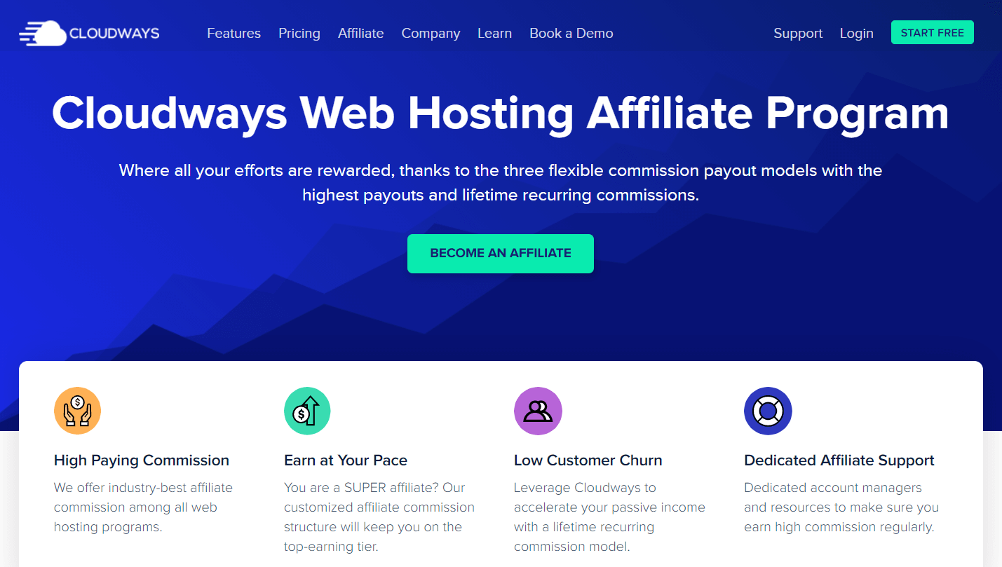 Cloudways hosting affiliate program