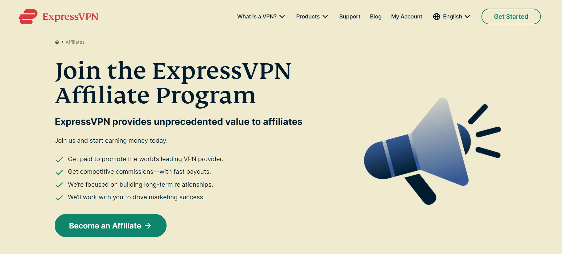 best affiliate program by ExpressVPN