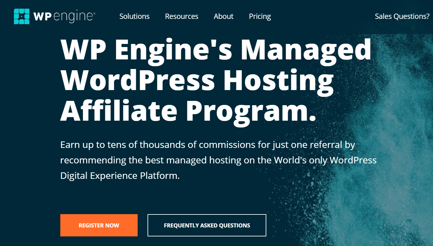 Hosting affiliate scheme by WP Engine