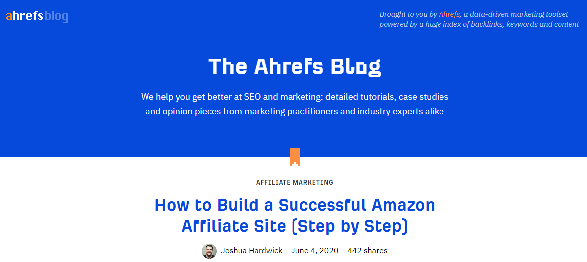 Ahrefs best digital marketing website