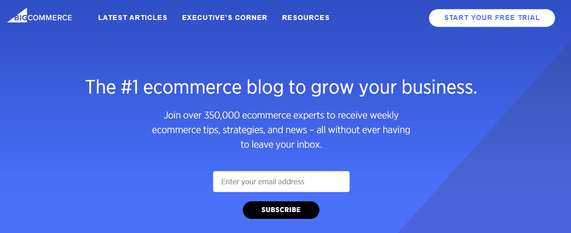 Bigcommerce ecommerce marketing website