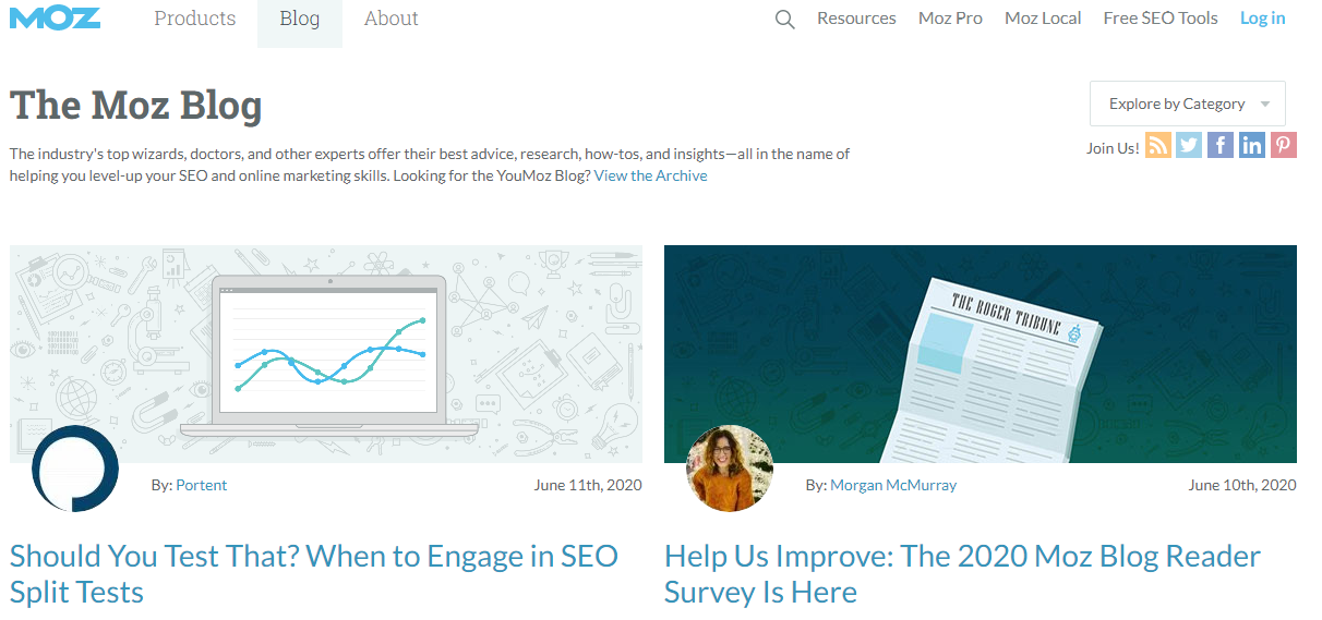 The MOZ blog 