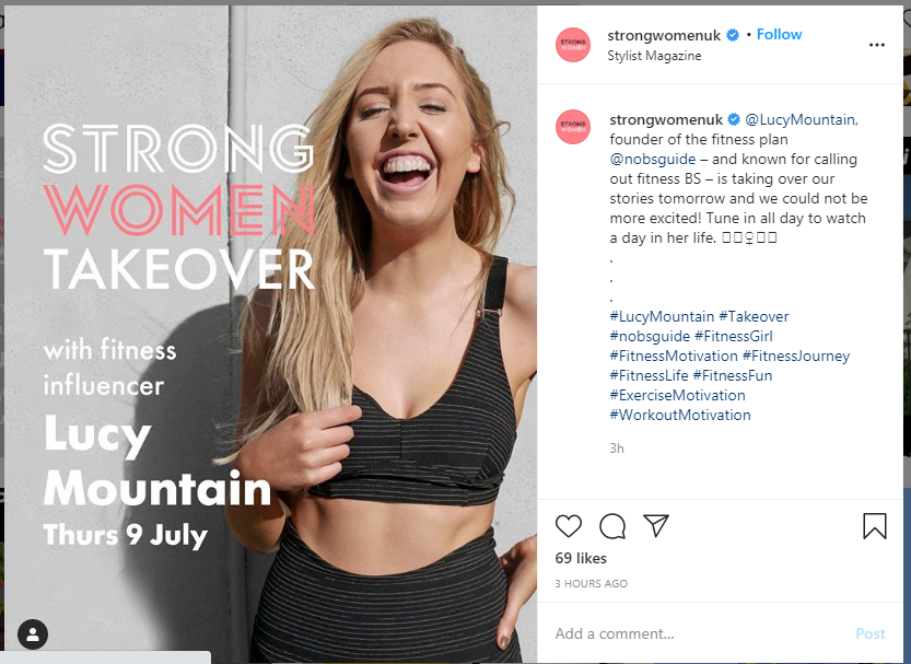 Instagram Influencer Posts Pictures Demonstrating What the