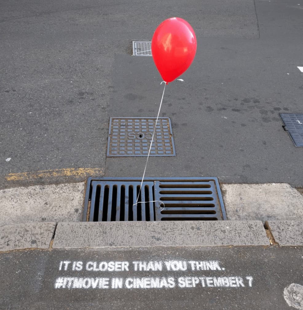 The marketing team of the IT movie came up with an exceptional guerilla marketing idea to promote the release of the new Stephen King film