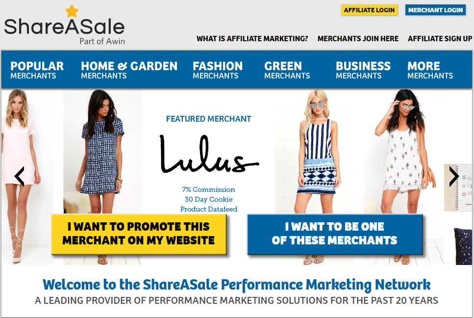 ShareASale digital marketing service