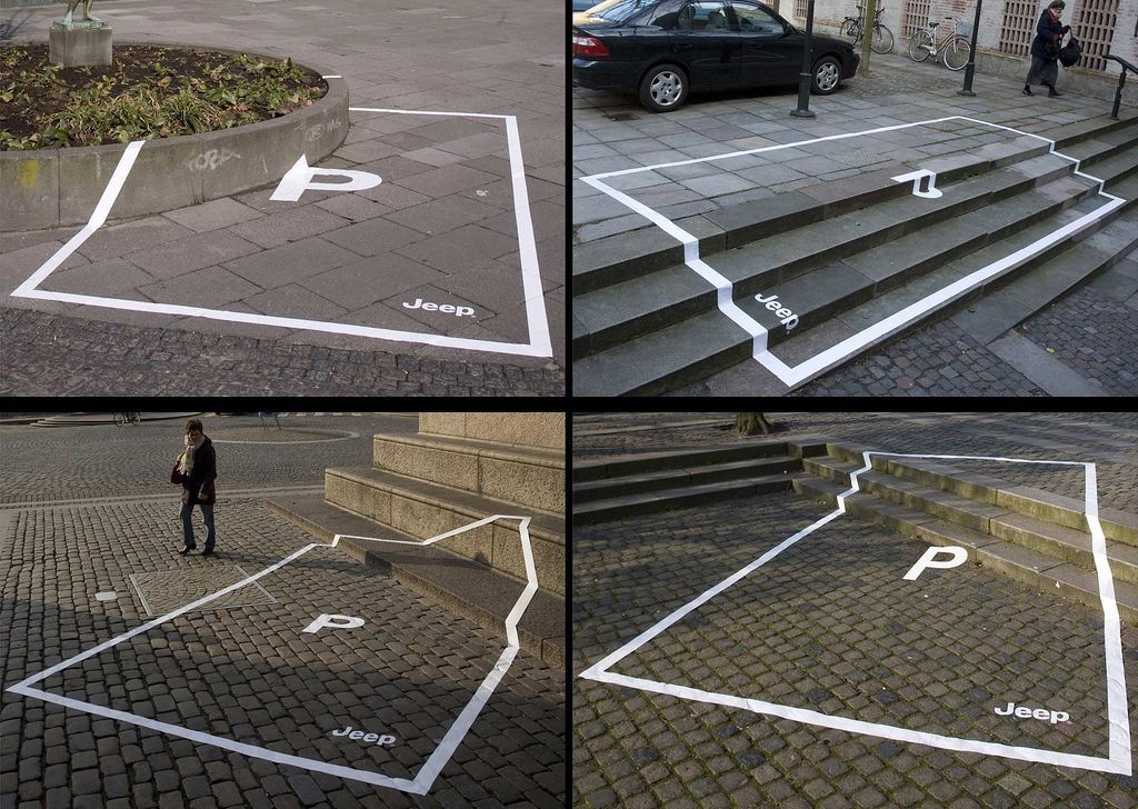 Jeep demonstrates the power of its products with a brilliant outdoors guerrilla idea