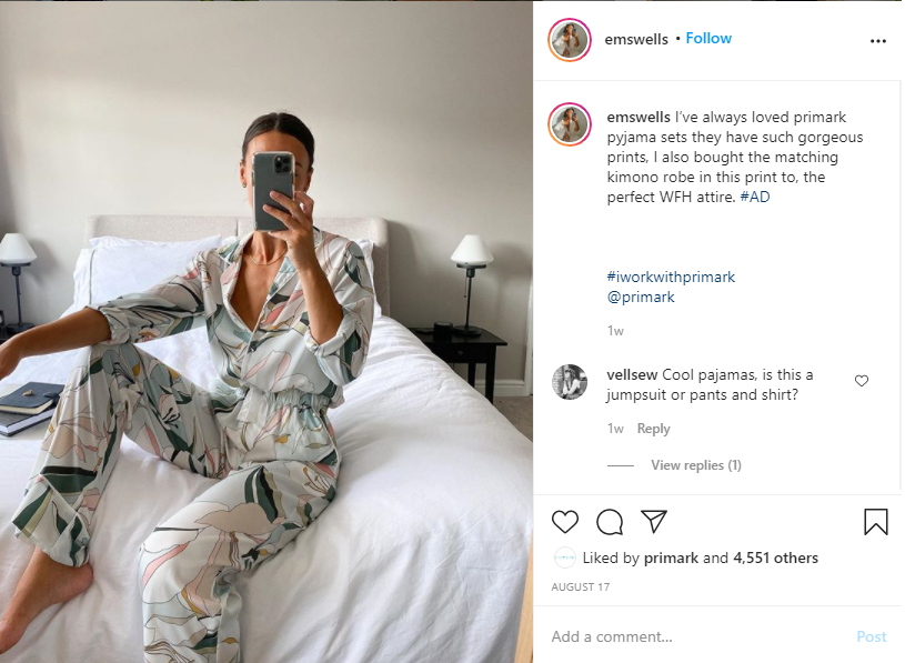 Primark combines the power of Instagram influencers and retail marketing