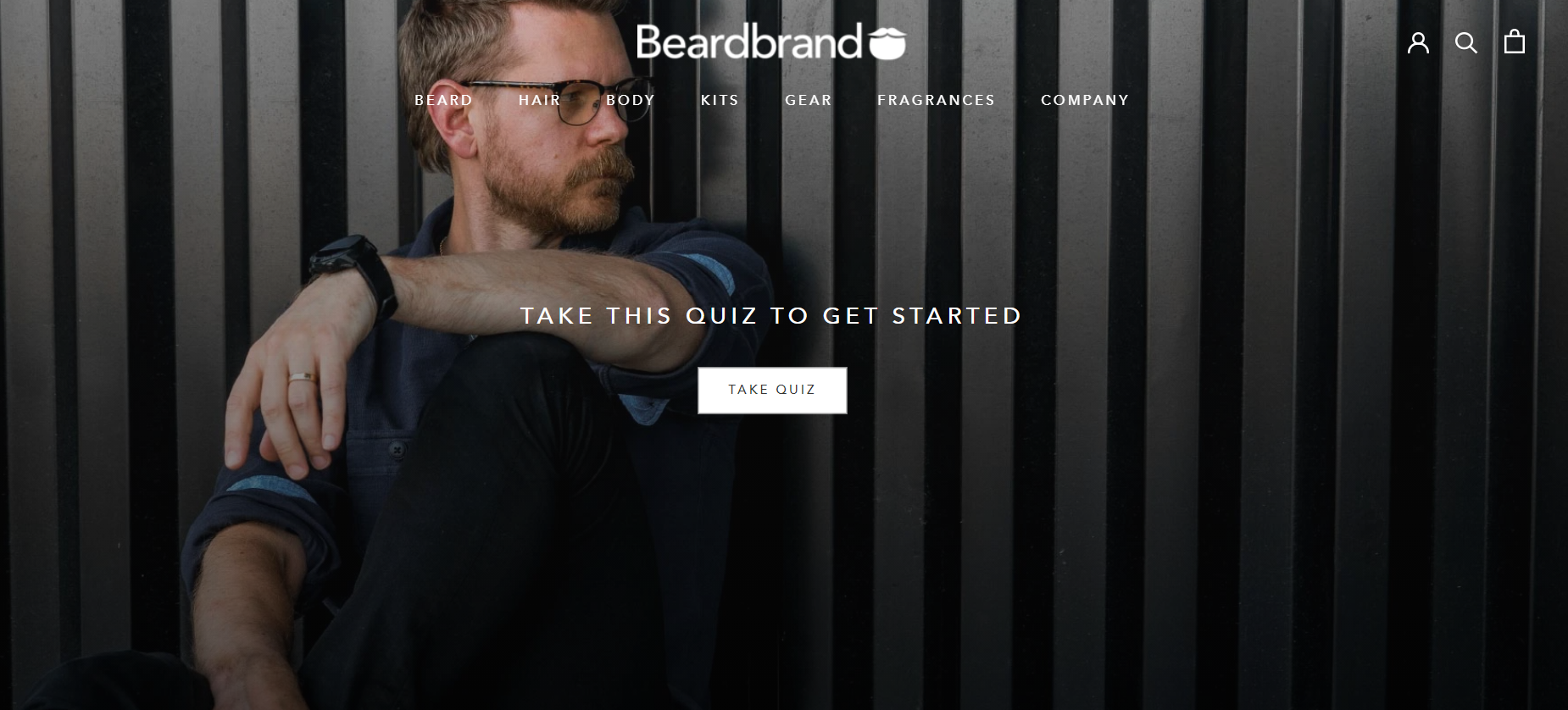 Beardbrand's online business page
