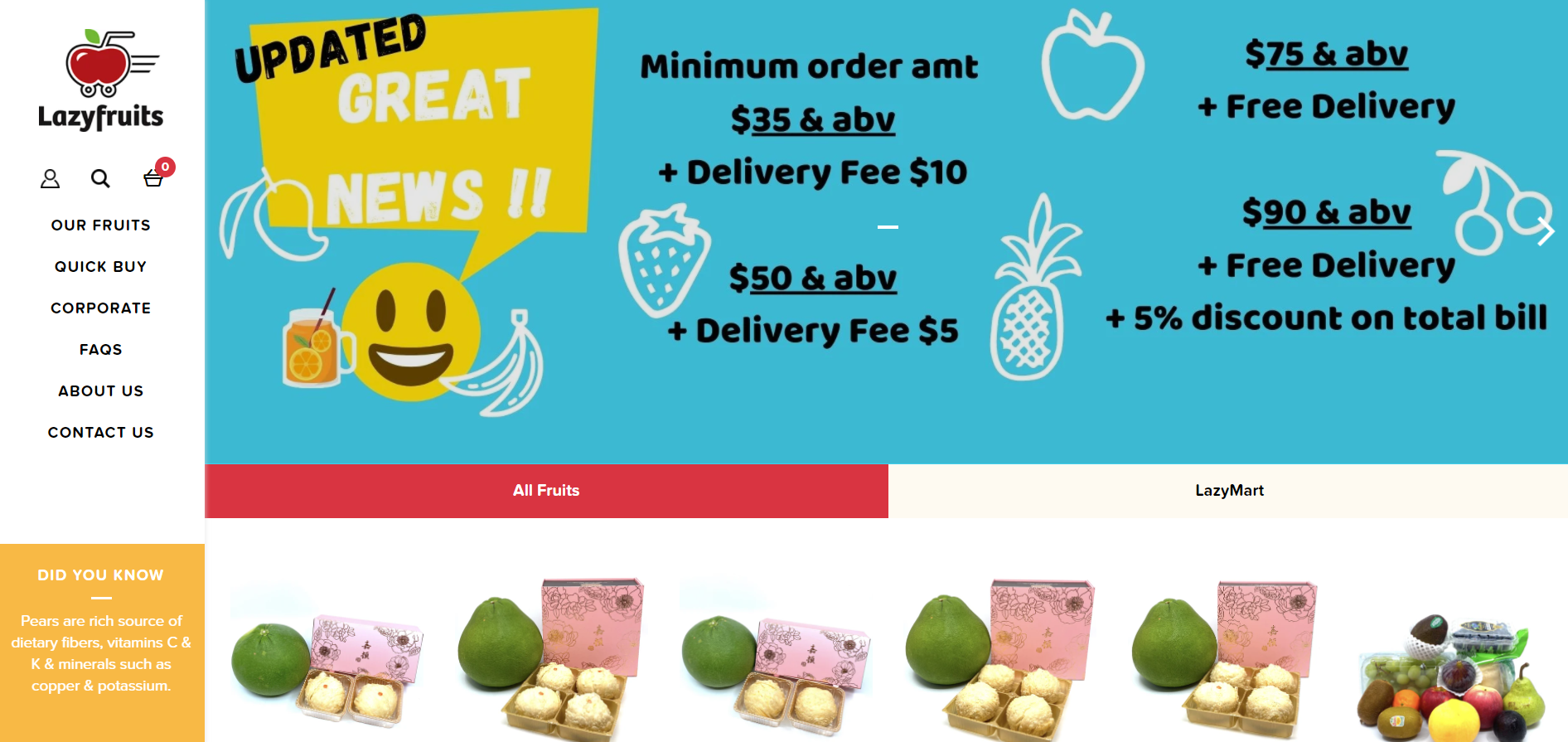 Best shopify store design by Lazyfruits