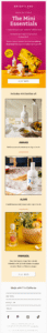back-in-stock email example by brightland