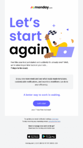 win-back email by monday.com