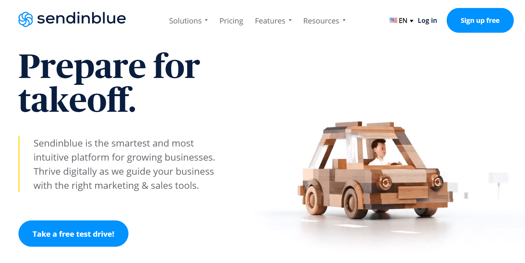 sendinblue responsive email template builder